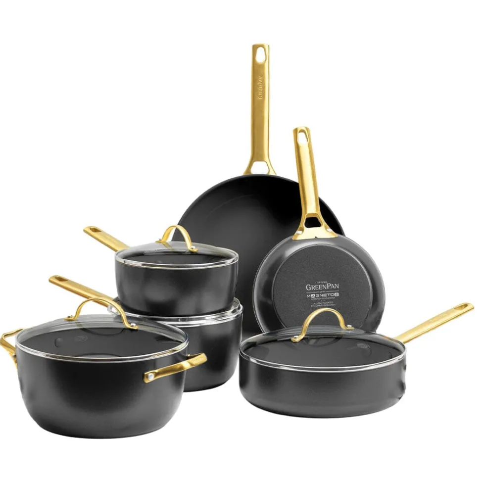 GreenPan - Padova Reserve Black 10-delige Pannenset