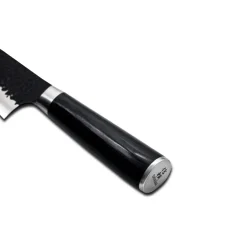 Hammered RVS Black - Koksmes 20 cm