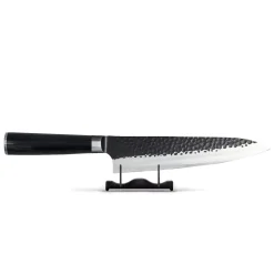Hammered RVS Black - Koksmes 20 cm