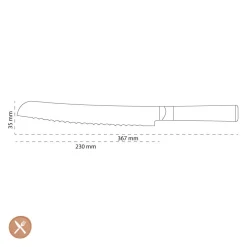 Kai Shun - Classic Broodmes 9'' 23,0 cm