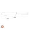 Kai Shun - Classic Wit Santoku 7'' 18,0 cm