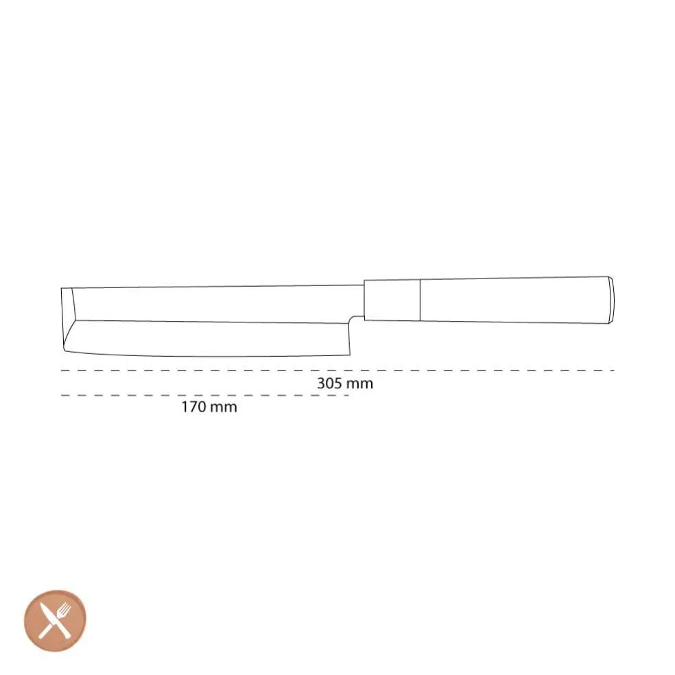 Kai Shun - Magoroku Pakka Nakiri mes 16,5 cm