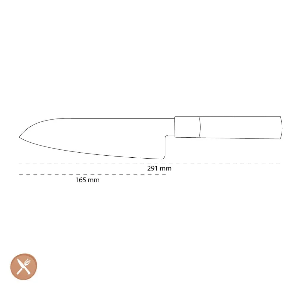 Kai Shun - Wasabi Black Santoku 6,5'' 16,5 cm