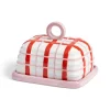 &Klevering - Botervloot ruit roze