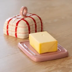 &Klevering - Botervloot ruit roze
