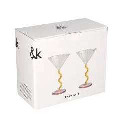 &Klevering - Coupe curve karamel set van 2