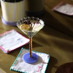 &Klevering - Coupe perle amber set van 2