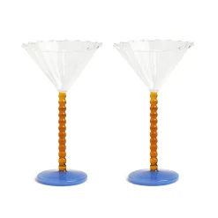 &Klevering - Coupe perle amber set van 2
