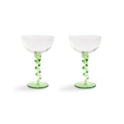 &Klevering - Coupe spiraal groen set van 2