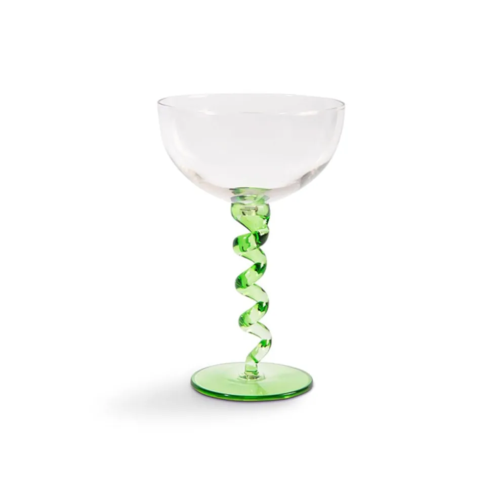 &Klevering - Coupe spiraal groen set van 2