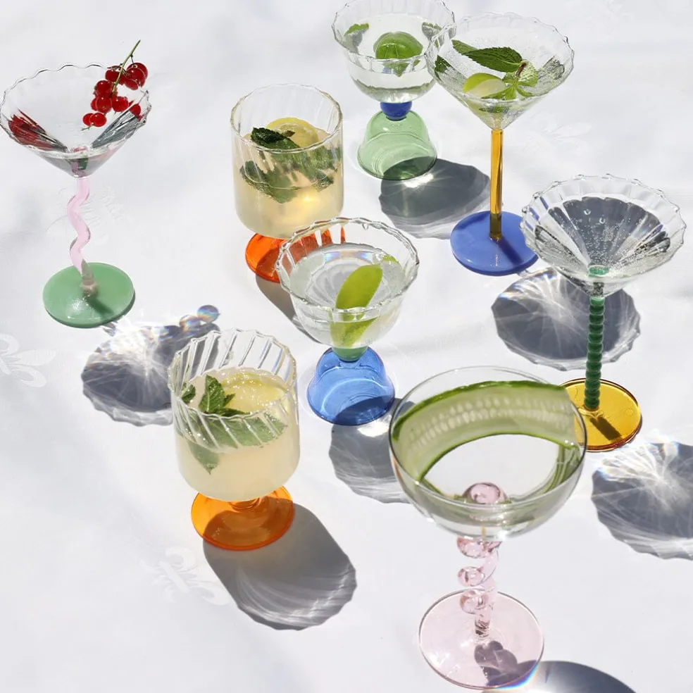 &Klevering - Coupe spiraal groen set van 2