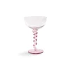 &Klevering - Coupe spiraal roze set van 2