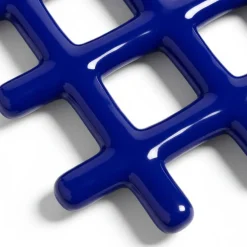 &Klevering - Onderzetter - Grid - Blauw