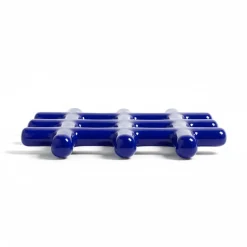 &Klevering - Onderzetter - Grid - Blauw
