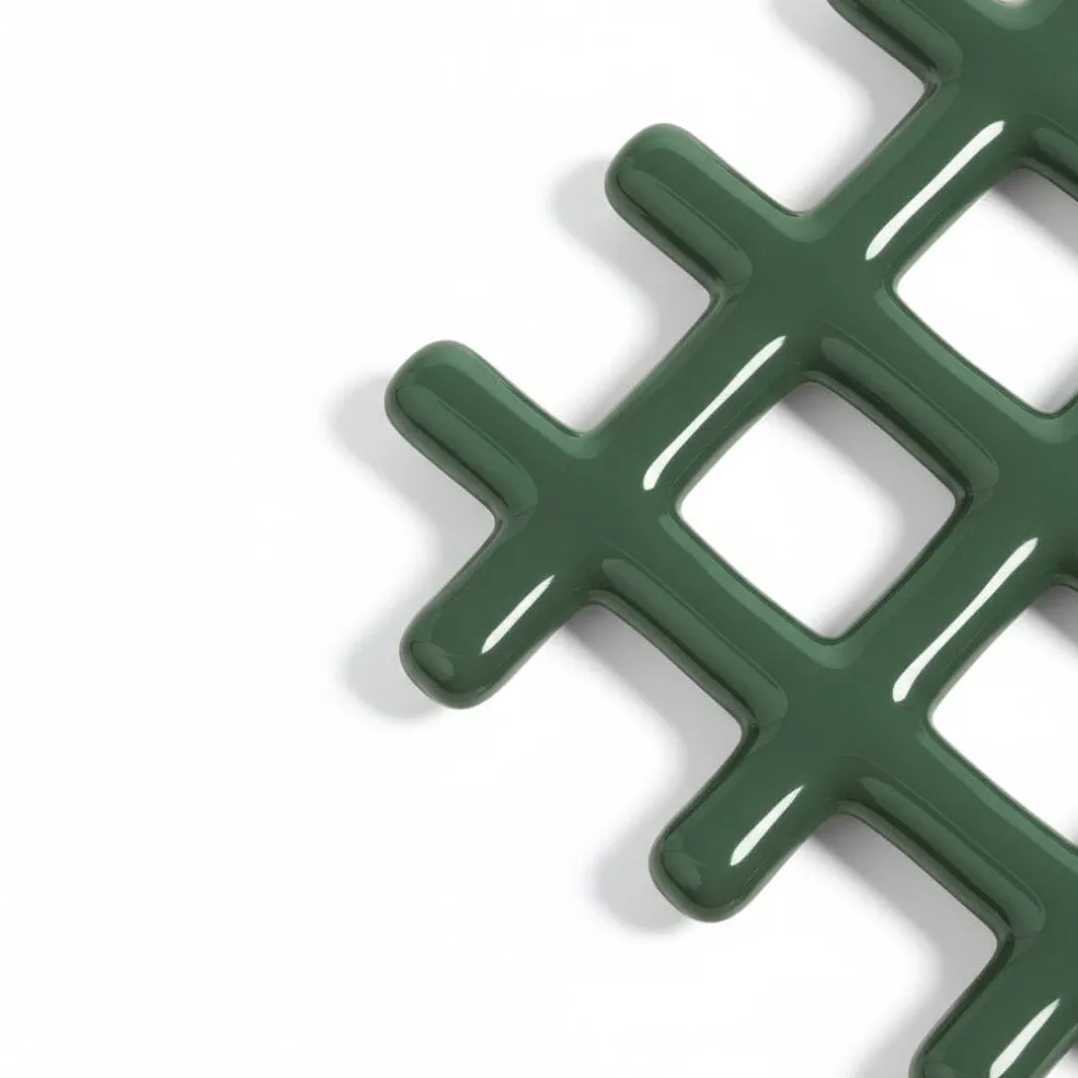 &Klevering - Onderzetter - Grid - Groen