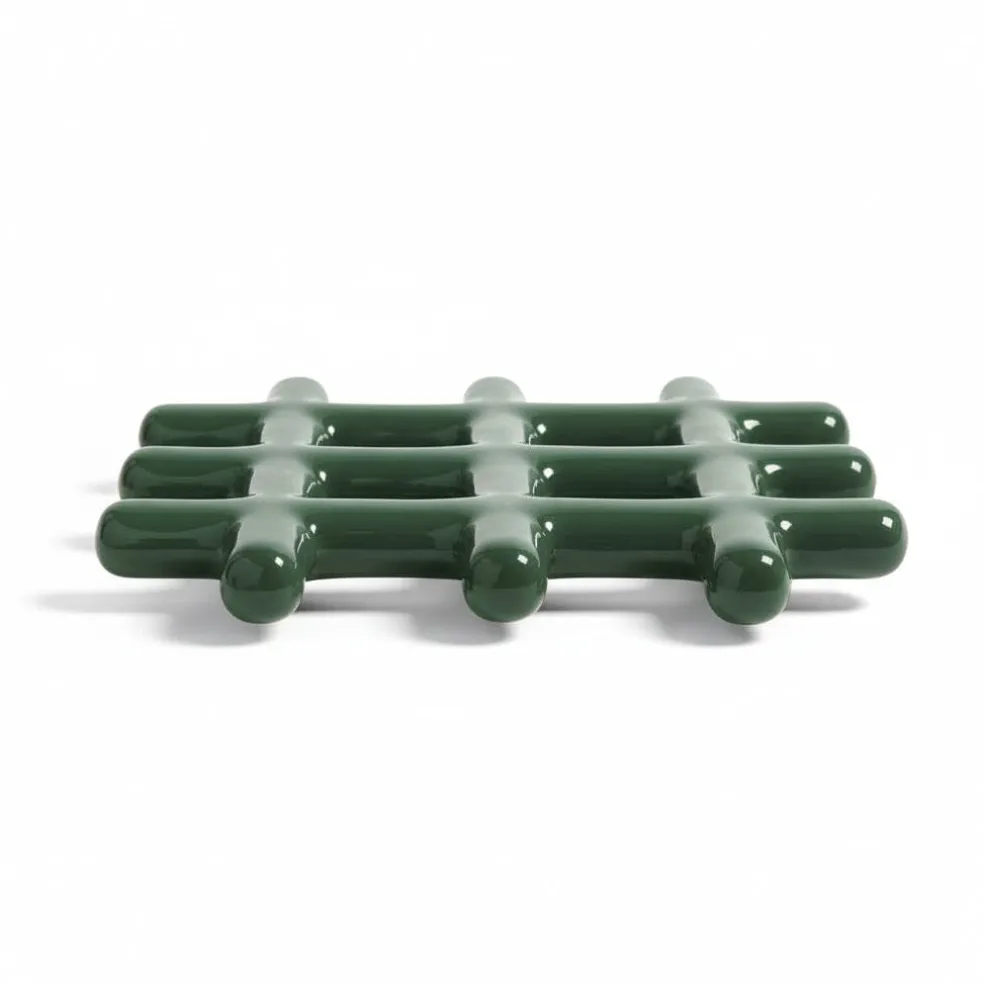 &Klevering - Onderzetter - Grid - Groen
