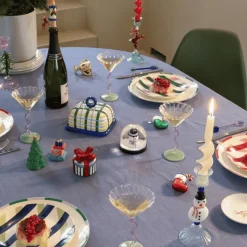&Klevering - Ontbijtborden Bliss - Set van 4
