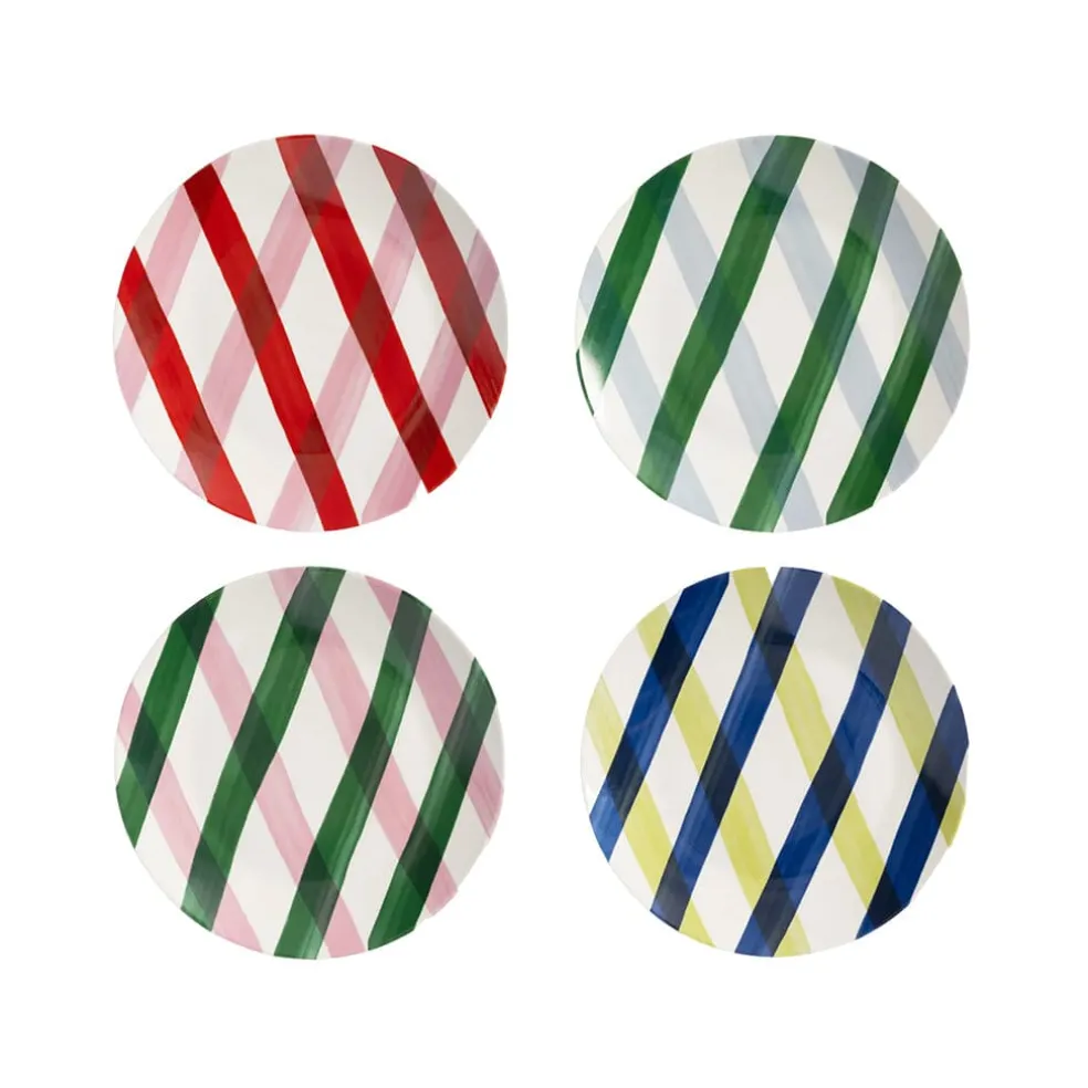 &Klevering - Ontbijtborden Bliss - Set van 4