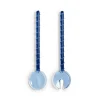 &Klevering - Saladebestek sling blauw
