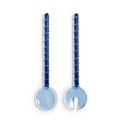 &Klevering - Saladebestek sling blauw