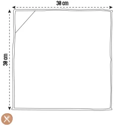 Klud - Microvezel Vaatdoekjes 7 stuks - Grijs