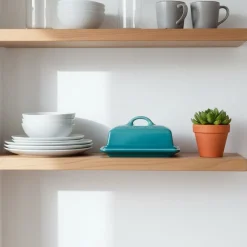 Le Creuset - Botervloot Bleu Riviera 17cm