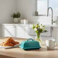 Le Creuset - Botervloot Bleu Riviera 17cm
