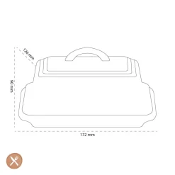 Le Creuset - Botervloot Kersenrood 17cm