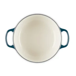 Le Creuset - Braadpan Rond in Geëmailleerd Gietijzer - Nuit - 24 cm