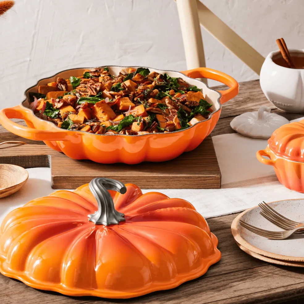 Le Creuset - Campagnard Pompoen Oranjerood 28 cm