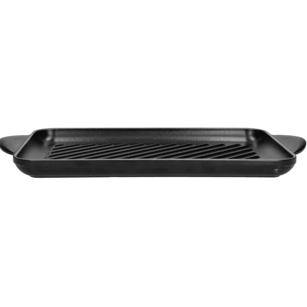 Le Creuset - Grillplaat Signature rechthoekig Mat Zwart 32cm