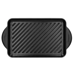 Le Creuset - Grillplaat Signature rechthoekig Mat Zwart 32cm