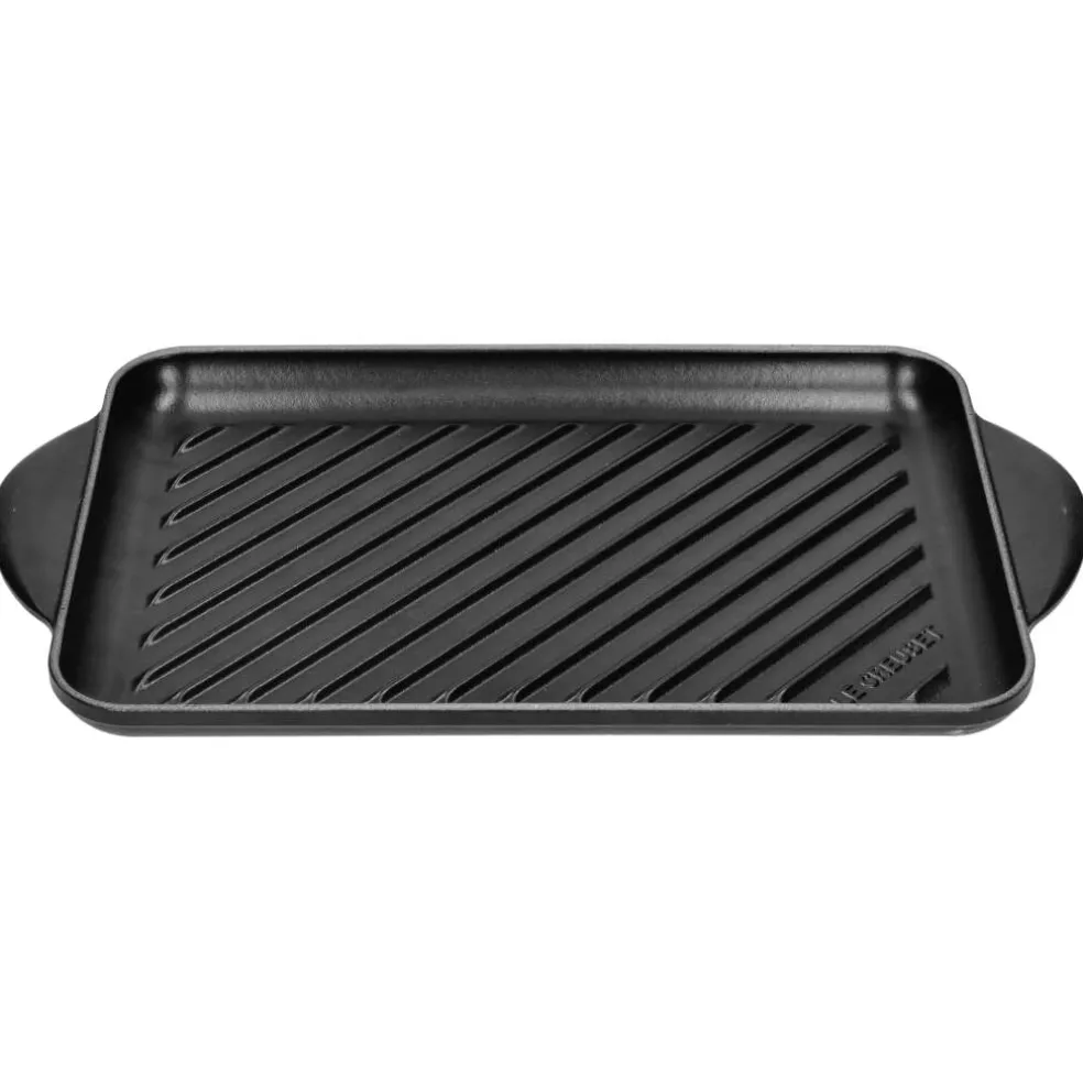 Le Creuset - Grillplaat Signature rechthoekig Mat Zwart 32cm
