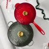 Le Creuset - Holly Collection sauspan ø 21 cm gietijzer Rood