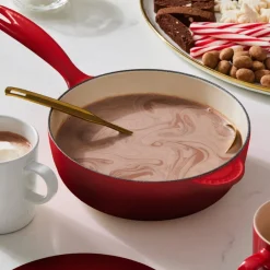 Le Creuset - Holly Collection sauspan ø 21 cm gietijzer Rood