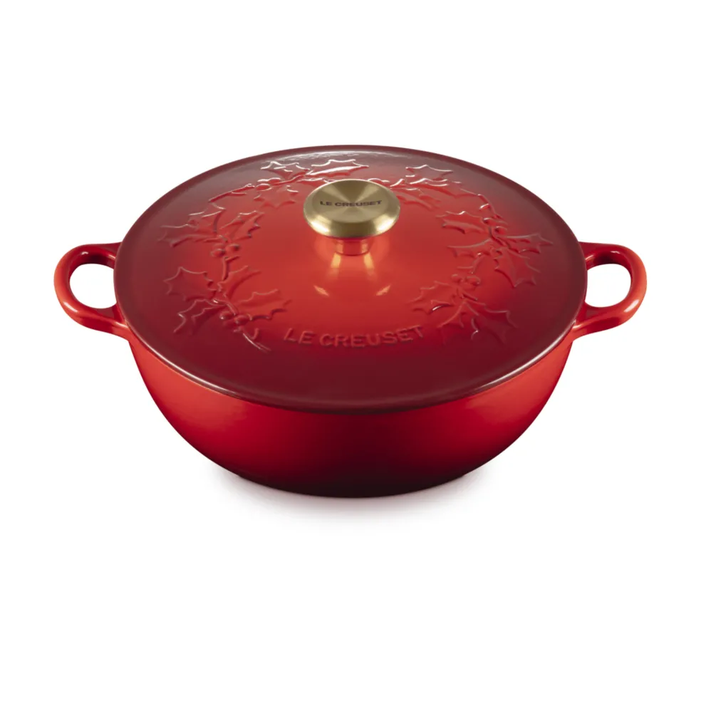 Le Creuset - Marmite Holly Kersenrood 26 cm 4,1 L