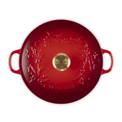 Le Creuset - Marmite Holly Kersenrood 26 cm 4,1 L