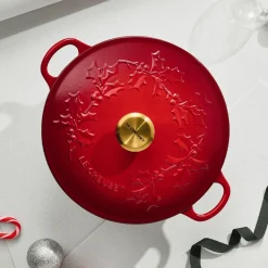 Le Creuset - Marmite Holly Kersenrood 26 cm 4,1 L
