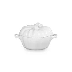 Le Creuset - Mini-braad/Stoofpan Pompoen Wit 0,35 L