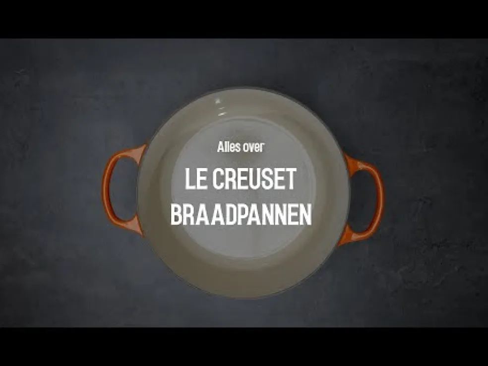 Le Creuset - Mini-braad/Stoofpan Pompoen Garnet 0,35 L