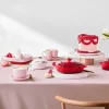Le Creuset - Mokken in Hartjesvorm 2-delige Set Shell Pink