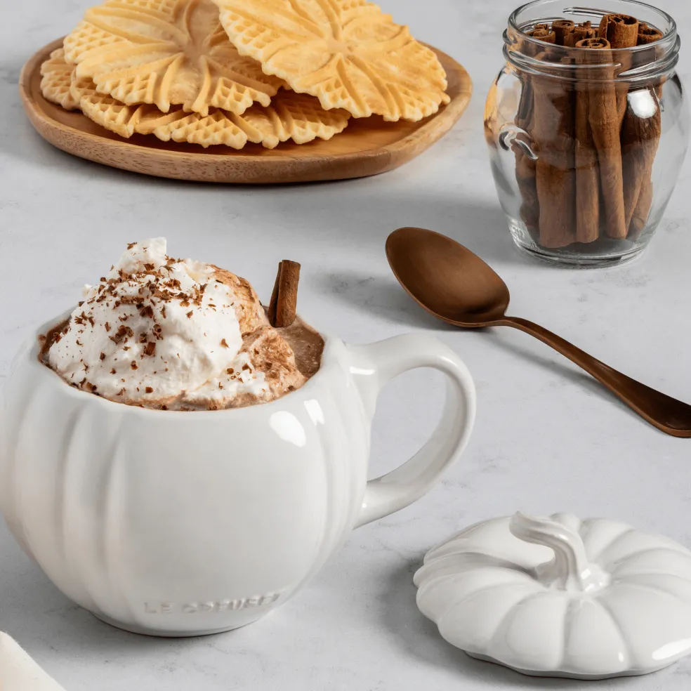Le Creuset - Mok Pompoen Wit 0,4 L