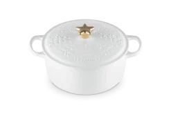 Le Creuset - Noel braadpan 4,2 liter ø 24 cm gietijzer Cotton