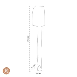Le Creuset - Premium medium spatel Bamboo