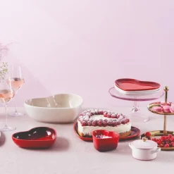 Le Creuset - Schaal Kersenrood Hart 20 cm
