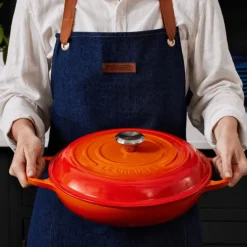 Le Creuset - Schort Denim 80x70cm