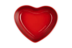 Le Creuset - Serveerschaal Hart Kersenrood 30 cm