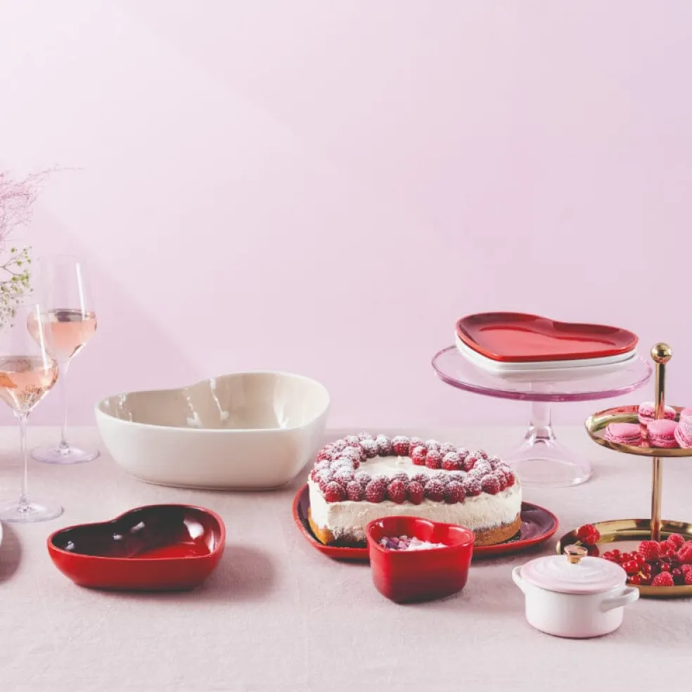 Le Creuset - Serveerschaal Hart Meringue Hart 30 cm