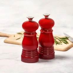 Le Creuset - Set van 2 Kleine Molens Kersenrood 11cm