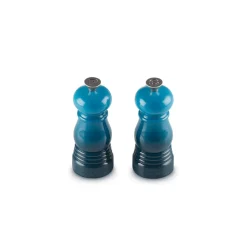 Le Creuset - Set van 2 Kleine Molens Deep Teal 11cm